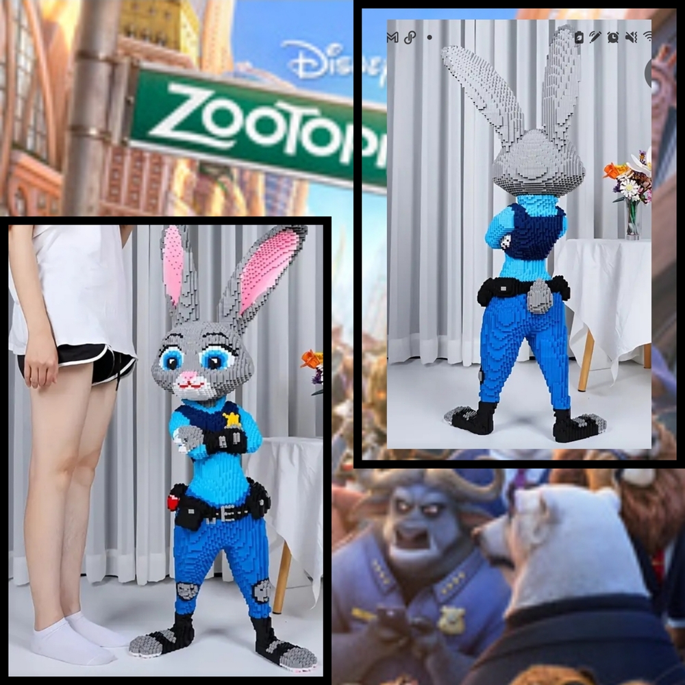 🐇 HUGE Zootopia Judy Hopps LEGO Figure 🧱